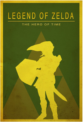 57% OFF on Legend of Zelda Video Game Paper Print 57% OFF on Legend of Zelda Video Game Paper Print