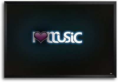 74% OFF on Love Music Fp00004206 Framed Photographic Paper