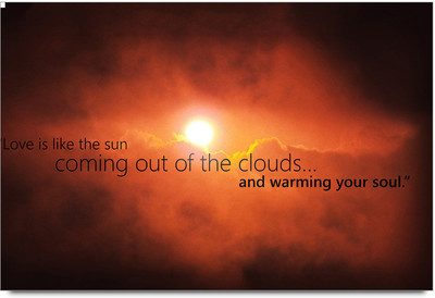 62% OFF on Love Is Like A Sun Paper Print 62% OFF on Love Is Like A Sun Paper Print