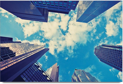 34% OFF on City Blue Paper Print 34% OFF on City Blue Paper Print