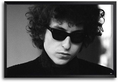 53% OFF on Bob Dylan Glasses Fp00004280 Framed Photographic Paper