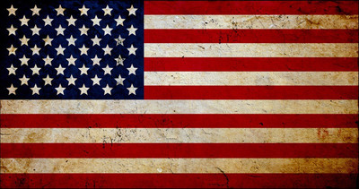 6% OFF on The US Vintage Flag Paper Print 6% OFF on The US Vintage Flag Paper Print