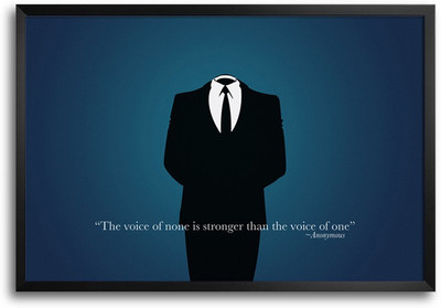 46% OFF on Voice of None Minimal Quote Design Laminated Framed Paper Print 46% OFF on Voice of None Minimal Quote Design Laminated Framed Paper Print