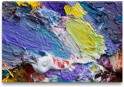 43% OFF on Macroist's Palette Canvas Art
