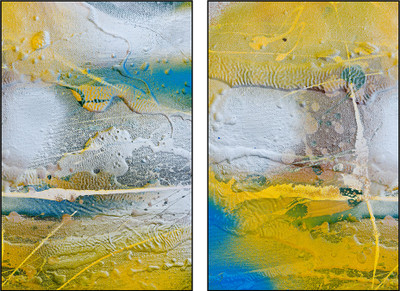 50% OFF on Pixtopper Diptych 91 Canvas Art