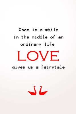 55% OFF on Love Quote Fine Art Print
