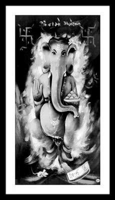 37% OFF on Modern Art Ganesha Fine Art Print