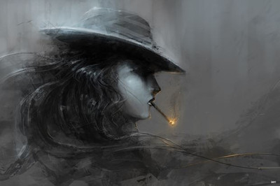 64% OFF on Smoking Cigarettes Art Photographic Paper