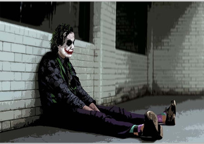 37% OFF on Sad Joker Poster (18 x 12 Inches) by Shopkeeda Paper Print