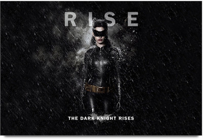 62% OFF on Dark Knight Women Paper Print