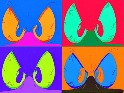 46% OFF on Comic Eyes - Pop Art Paper Print