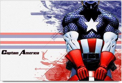 62% OFF on Captain America Superhero Paper Print 62% OFF on Captain America Superhero Paper Print