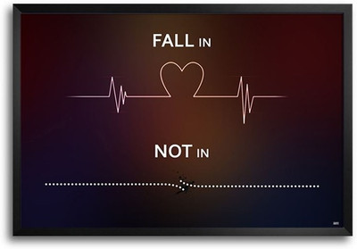 74% OFF on Fall In Love Fp00004494 Framed Photographic Paper