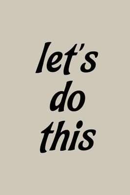 6% OFF on Let's Do this Paper Print