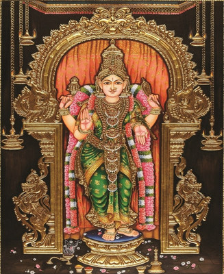 79% OFF on Painting Without Frame - Durga Maa Abstract Canvas Art