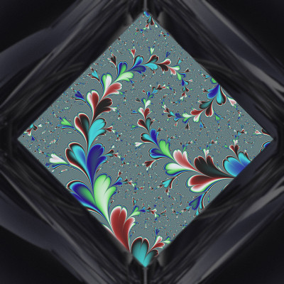 50% OFF on Fractal flowers Paper Print