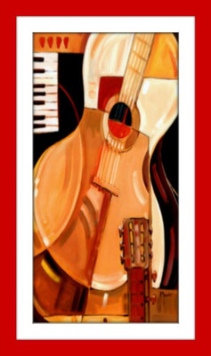 33% OFF on Guitar Painting Fine Art Print 33% OFF on Guitar Painting Fine Art Print