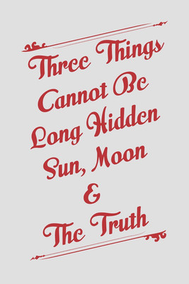 75% OFF on Sun, Moon & Truth cannot be Hidden Paper Print