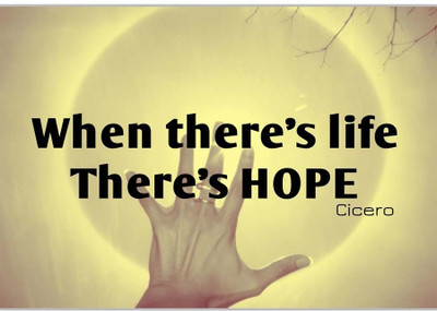 37% OFF on There's A Life Tere's HopePoster (18 x 12 Inches) by Shopkeeda Paper Print