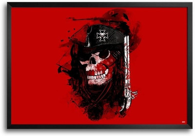 74% OFF on Samurai Skull Fp00004465 Framed Photographic Paper