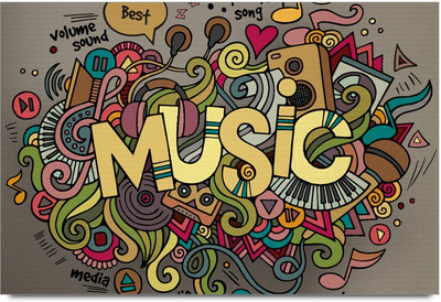 53% OFF on Music Illustration Laminated Poster Paper Print 53% OFF on Music Illustration Laminated Poster Paper Print