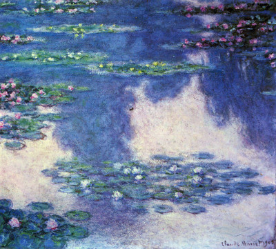 8% OFF on Water lilies, water landscape #4 by Monet Canvas Art