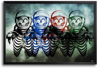 53% OFF on Skull Pop Art Fp00004389 Framed Photographic Paper
