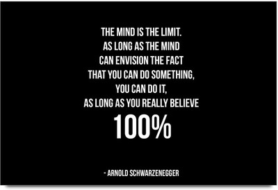 62% OFF on Arnold Quote Paper Print