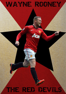 67% OFF on Wayne Rooney Poster Paper Print
