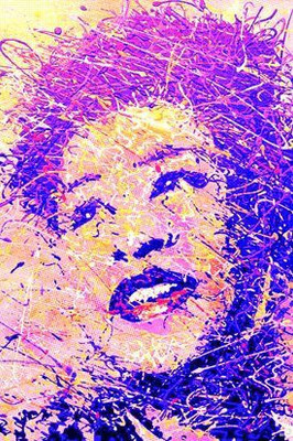 64% OFF on Abstract Art Face Photographic Paper