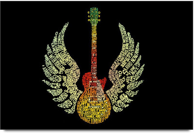 75% OFF on Rock Star Tone Giutar Paper Print