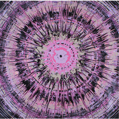 11% OFF on Pink Theme Medium Abstract Canvas Art