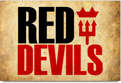 Shopmantra Red Devils Man Utd Poster Paper Print Shopmantra Red Devils Man Utd Poster Paper Print