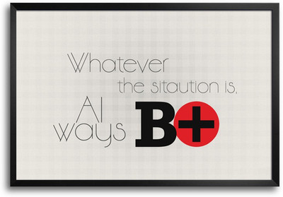 46% OFF on Be Positive Minimal Design Quote Laminated Framed Paper Print 46% OFF on Be Positive Minimal Design Quote Laminated Framed Paper Print