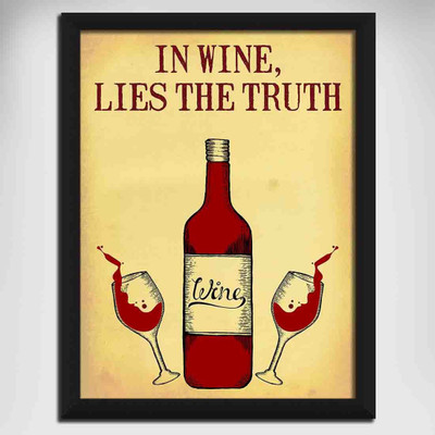 Wine Truth Canvas Art