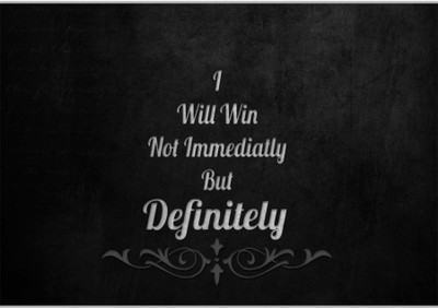 37% OFF on I Will WinPoster (18 x 12 Inches) by Shopkeeda Paper Print