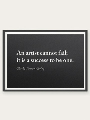 70% OFF on An Artist Cannot Fail 3D Poster