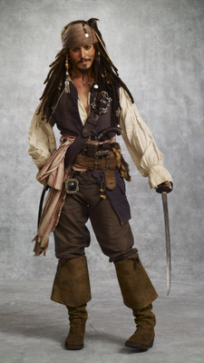 66% OFF on Urbanhomz Jack Sparrow Poster Paper Print