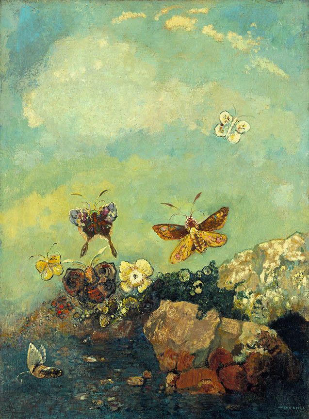 16% OFF on Print of Butterflies Canvas Art