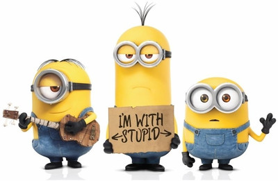 73% OFF on Artmagik I am With Stupid Minion Fine Art Print 73% OFF on Artmagik I am With Stupid Minion Fine Art Print