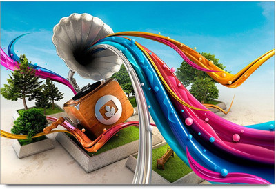 34% OFF on 3D Colorful Sound Paper Print 34% OFF on 3D Colorful Sound Paper Print