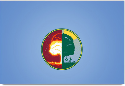 58% OFF on Keep it Green Poster Paper Print