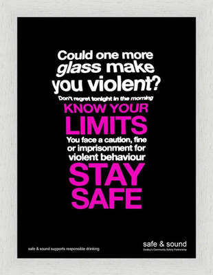 55% OFF on Responsible Drinking Framed Poster Fine Art Print