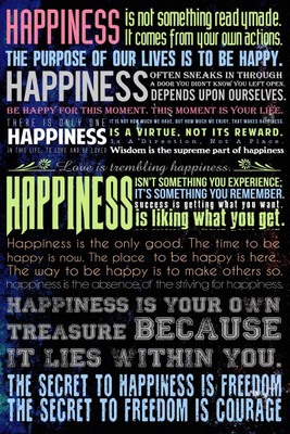8% OFF on Ultimate Happiness Quotes Photographic Paper