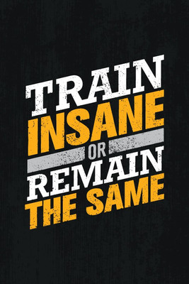 40% OFF on Train Insane Paper Print