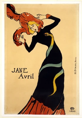 7% OFF on Jane Avril by Lautrec Fine Art Print