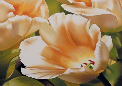 33% OFF on Painted Floral Paper Print