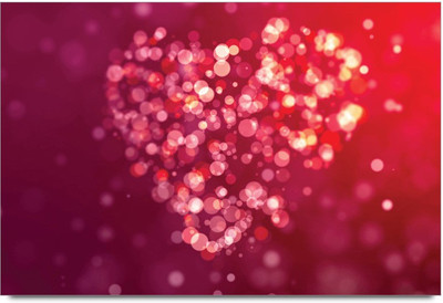 75% OFF on Heart Filling Paper Print