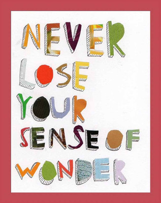 42% OFF on Painting Mantra Framed - Never Loose Your Senses Of Wonder Paper Print