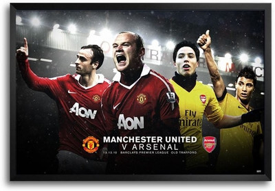 74% OFF on Manchester United Vs Arsenal Fp00004587 Framed Photographic Paper